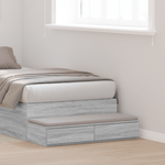 Casa si Gradina - Mobilier - Paturi si accesorii - Accesorii paturi - Sertar pentru pat Gri Sonoma 90x36,5x16,5 cm Lemn - Infinity.ro
