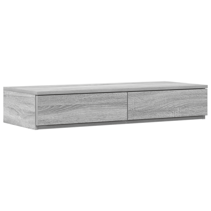 Casa si Gradina - Mobilier - Paturi si accesorii - Accesorii paturi - Sertar pentru pat Gri Sonoma 90x36,5x16,5 cm Lemn - Infinity.ro