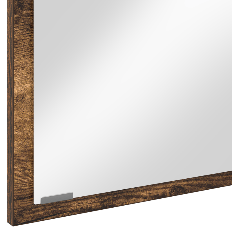 Casa si Gradina - Mobilier - Mobilier baie - Oglinzi baie - Oglinda de Baie LED Stejar Afumat 90x8,5x37 cm Lemn Prelucrat - Infinity.ro