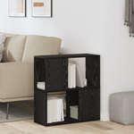 Casa si Gradina - Mobilier - Comode si corpuri - Comode - Raft de carti  Negru Stejar 60x24x63 cm din Lemn prelucrat - Infinity.ro