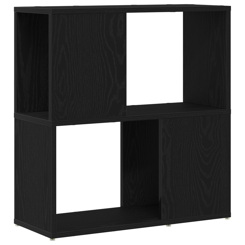 Casa si Gradina - Mobilier - Comode si corpuri - Comode - Raft de carti  Negru Stejar 60x24x63 cm din Lemn prelucrat - Infinity.ro