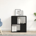 Casa si Gradina - Mobilier - Comode si corpuri - Comode - Raft de carti  Negru Stejar 60x24x63 cm din Lemn prelucrat - Infinity.ro