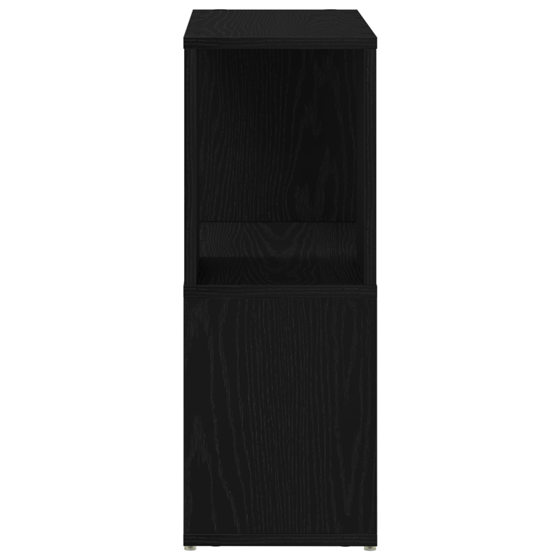 Casa si Gradina - Mobilier - Comode si corpuri - Comode - Raft de carti  Negru Stejar 60x24x63 cm din Lemn prelucrat - Infinity.ro