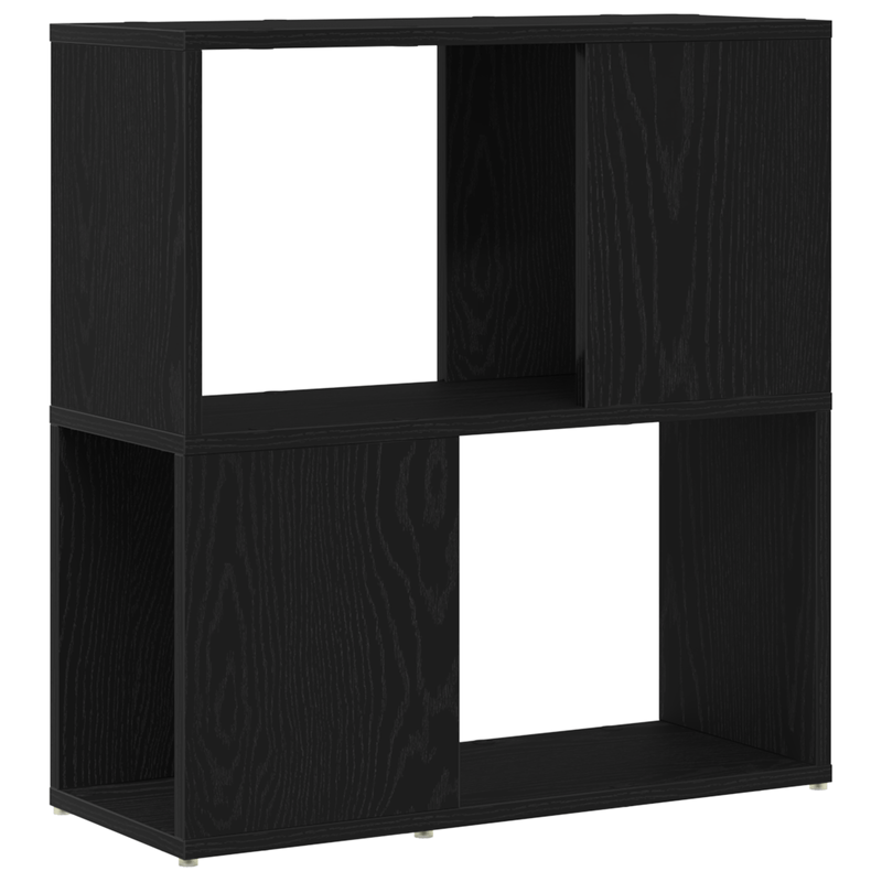 Casa si Gradina - Mobilier - Comode si corpuri - Comode - Raft de carti  Negru Stejar 60x24x63 cm din Lemn prelucrat - Infinity.ro