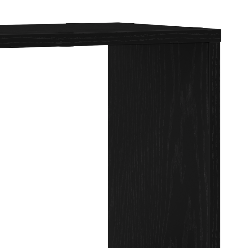Casa si Gradina - Mobilier - Comode si corpuri - Comode - Raft de carti  Negru Stejar 60x24x63 cm din Lemn prelucrat - Infinity.ro