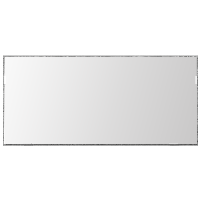 Casa si Gradina - Mobilier - Mobilier baie - Corpuri baie - Dulap de baie cu oglinda si LED, gri sonoma, 80x37 cm - Infinity.ro