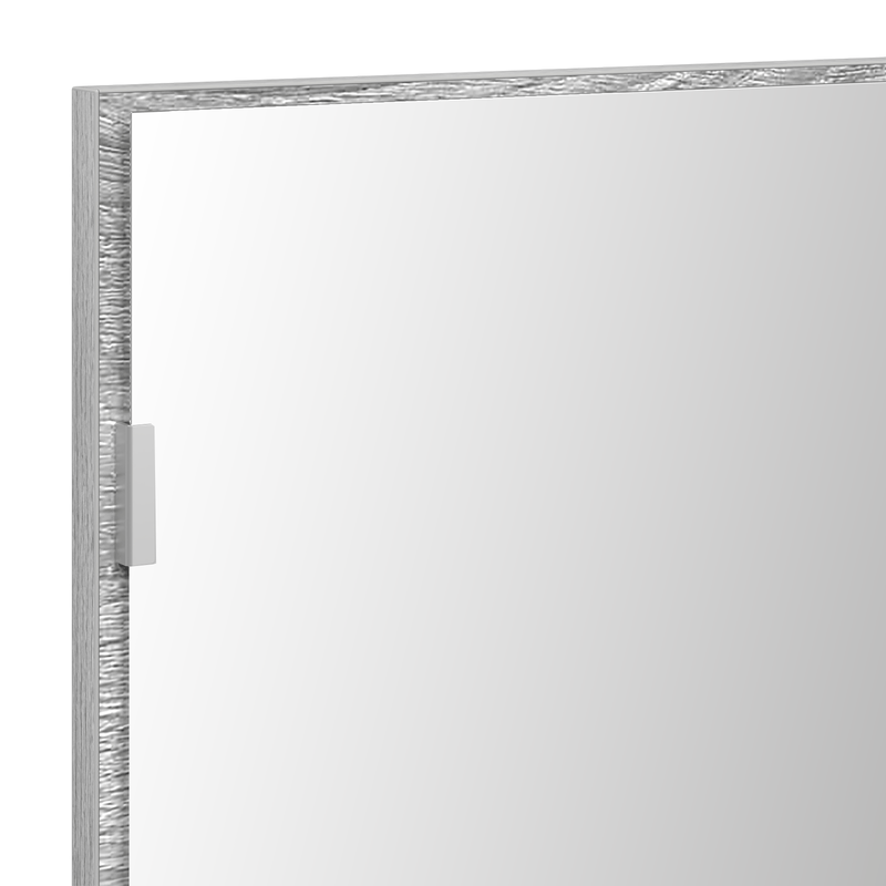 Casa si Gradina - Mobilier - Mobilier baie - Corpuri baie - Dulap de baie cu oglinda si LED, gri sonoma, 80x37 cm - Infinity.ro