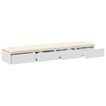 Casa si Gradina - Mobilier - Paturi si accesorii - Accesorii paturi - Sertare pentru Pat Alb 140x36,5x16,5 cm Lemn Simulat - Infinity.ro