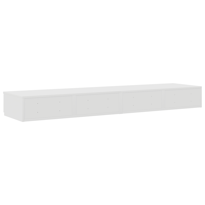 Casa si Gradina - Mobilier - Paturi si accesorii - Accesorii paturi - Sertare pentru Pat Alb 140x36,5x16,5 cm Lemn Simulat - Infinity.ro