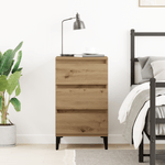 Casa si Gradina - Mobilier - Comode si corpuri - Noptiere - Noptiera, stejar artizanal, 40x35x70 cm, lemn prelucrat - Infinity.ro