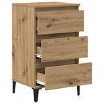 Casa si Gradina - Mobilier - Comode si corpuri - Noptiere - Noptiera, stejar artizanal, 40x35x70 cm, lemn prelucrat - Infinity.ro