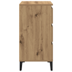 Casa si Gradina - Mobilier - Comode si corpuri - Noptiere - Noptiera, stejar artizanal, 40x35x70 cm, lemn prelucrat - Infinity.ro