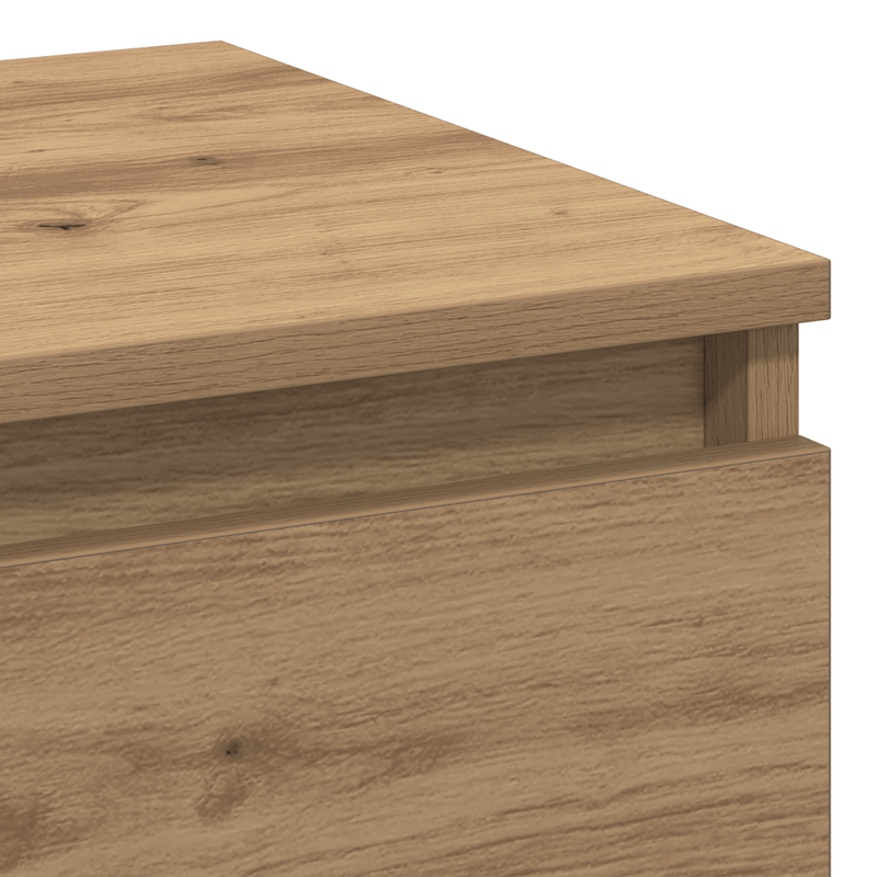 Casa si Gradina - Mobilier - Comode si corpuri - Noptiere - Noptiera, stejar artizanal, 40x35x70 cm, lemn prelucrat - Infinity.ro