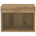 Casa si Gradina - Mobilier - Comode si corpuri - Comode - Dulapuri de perete LED-uri, 2 buc. stejar artizanal 40x30x30 cm - Infinity.ro