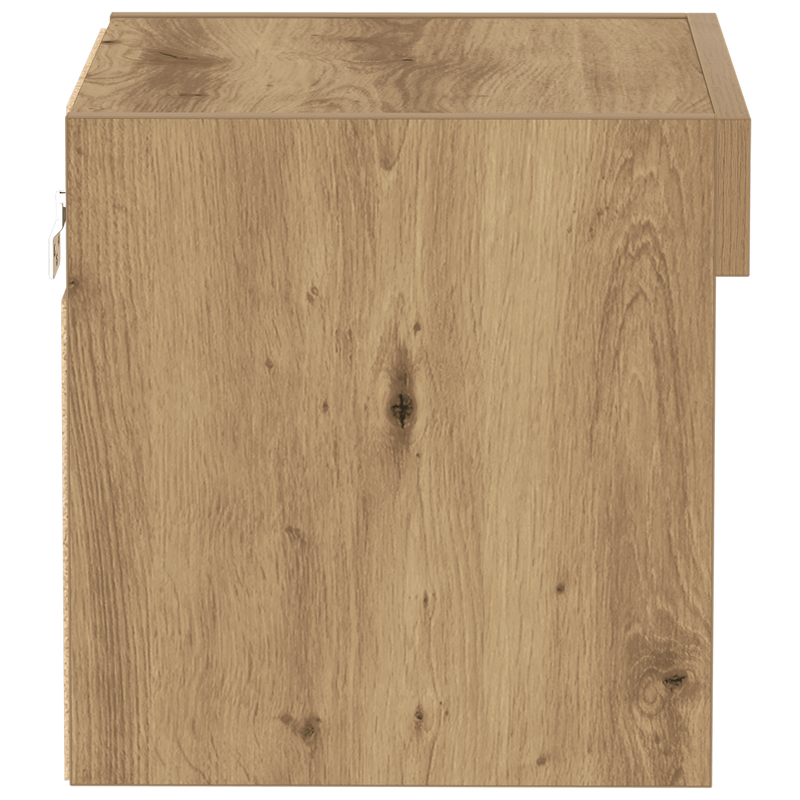 Casa si Gradina - Mobilier - Comode si corpuri - Comode - Dulapuri de perete LED-uri, 2 buc. stejar artizanal 40x30x30 cm - Infinity.ro