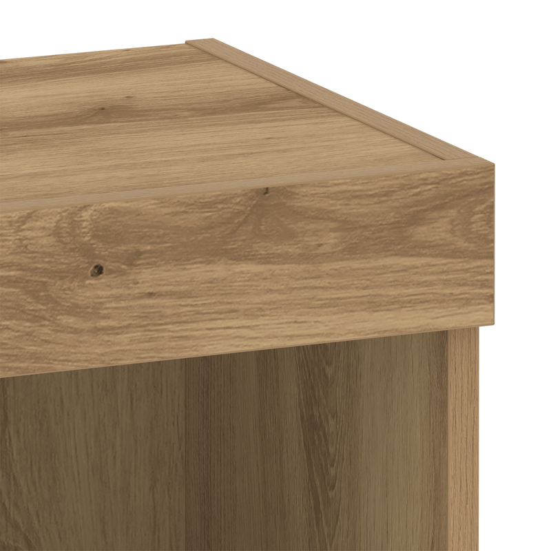 Casa si Gradina - Mobilier - Comode si corpuri - Comode - Dulapuri de perete LED-uri, 2 buc. stejar artizanal 40x30x30 cm - Infinity.ro