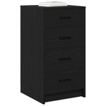 Casa si Gradina - Mobilier - Comode si corpuri - Comode - Dulap, stejar negru, 40x41x75 cm, lemn prelucrat - Infinity.ro