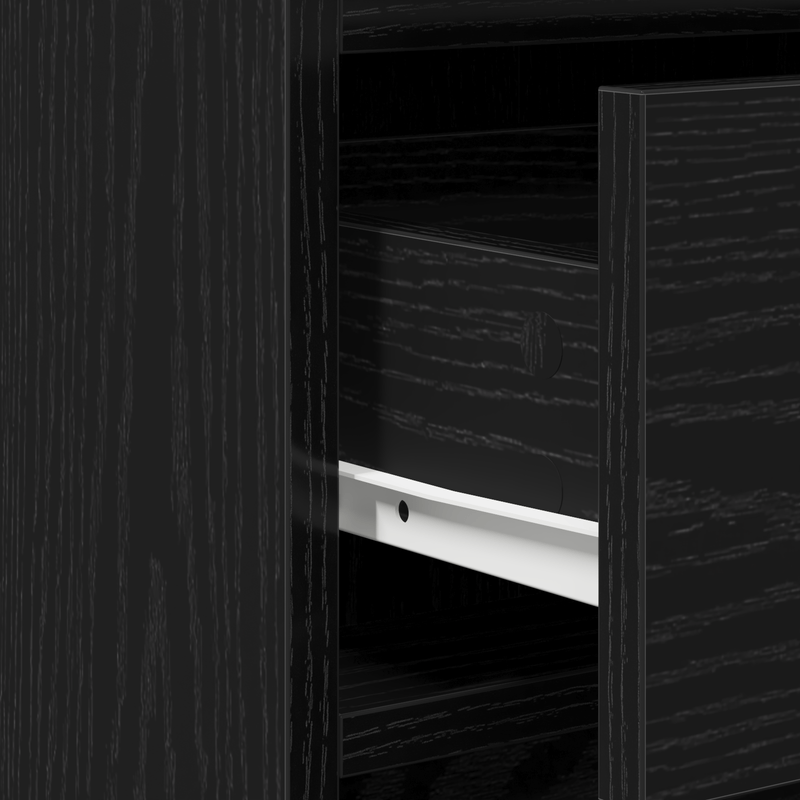 Casa si Gradina - Mobilier - Comode si corpuri - Comode - Dulap, stejar negru, 40x41x75 cm, lemn prelucrat - Infinity.ro