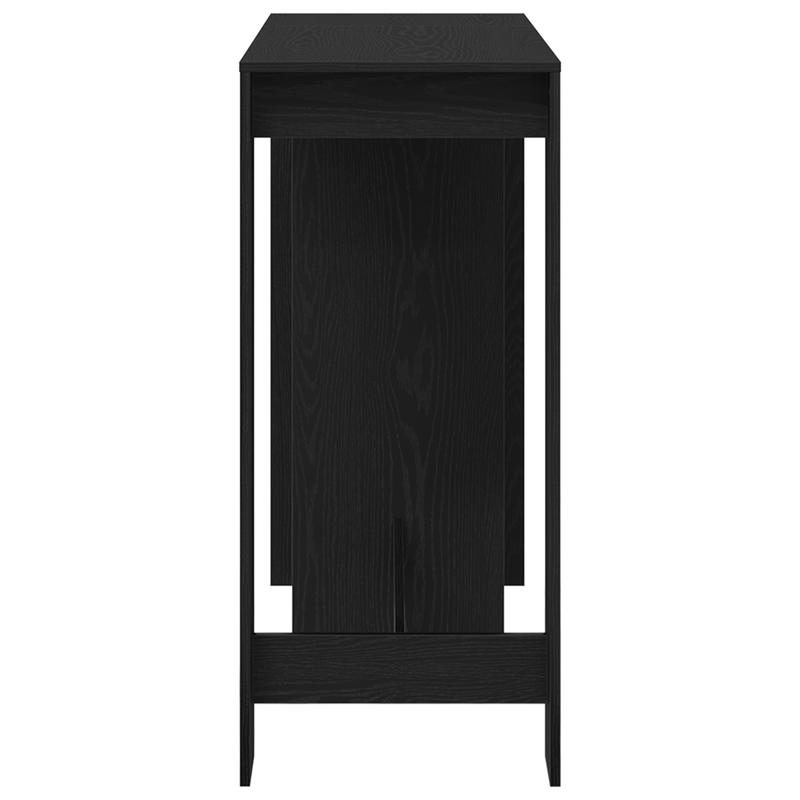 Casa si Gradina - Mobilier - Mese si birouri - Mese bucatarie si dining - Masa bar cu raft stejar negru 102,5x46x103,5 cm lemn prelucrat - Infinity.ro