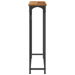 Casa si Gradina - Mobilier - Comode si corpuri - Console - Masa consola, lemn vechi, 75x19,5x75 cm, lemn prelucrat si otel - Infinity.ro