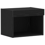 Casa si Gradina - Mobilier - Comode si corpuri - Comode - Dulap de perete cu LED-uri, stejar negru, 40x30x30 cm - Infinity.ro