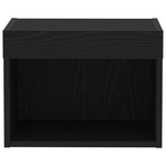 Casa si Gradina - Mobilier - Comode si corpuri - Comode - Dulap de perete cu LED-uri, stejar negru, 40x30x30 cm - Infinity.ro