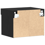 Casa si Gradina - Mobilier - Comode si corpuri - Comode - Dulap de perete cu LED-uri, stejar negru, 40x30x30 cm - Infinity.ro