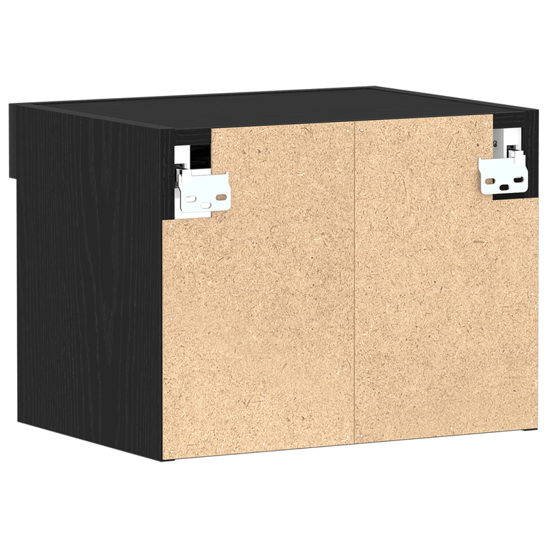 Casa si Gradina - Mobilier - Comode si corpuri - Comode - Dulap de perete cu LED-uri, stejar negru, 40x30x30 cm - Infinity.ro