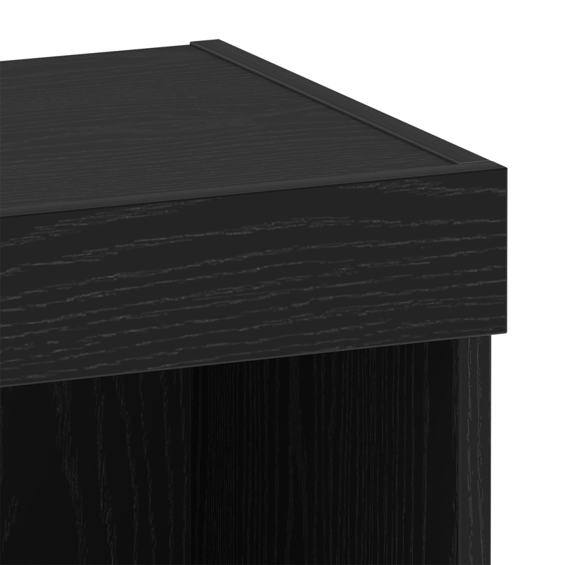 Casa si Gradina - Mobilier - Comode si corpuri - Comode - Dulap de perete cu LED-uri, stejar negru, 40x30x30 cm - Infinity.ro