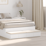 Casa si Gradina - Mobilier - Paturi si accesorii - Accesorii paturi - Sertare de pat, alb, 120x36,5x16,5 cm lemn prelucrat - Infinity.ro