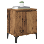 Casa si Gradina - Mobilier - Comode si corpuri - Noptiere - Noptiera din Lemn Vechi Lemn Vechi Lemn solid, metal - Infinity.ro