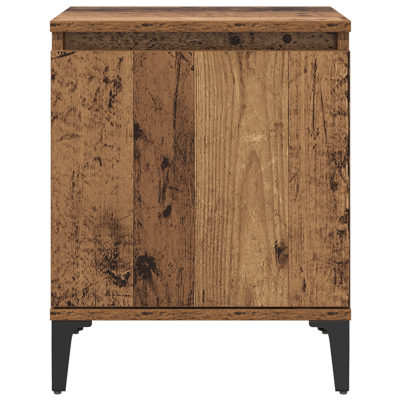 Casa si Gradina - Mobilier - Comode si corpuri - Noptiere - Noptiera din Lemn Vechi Lemn Vechi Lemn solid, metal - Infinity.ro