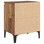 Casa si Gradina - Mobilier - Comode si corpuri - Noptiere - Noptiera din Lemn Vechi Lemn Vechi Lemn solid, metal - Infinity.ro