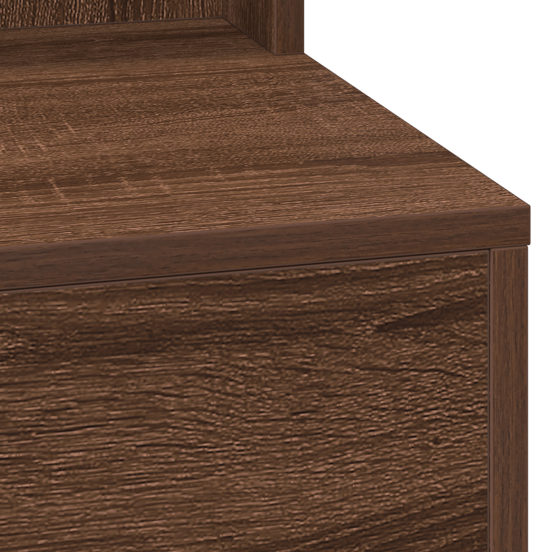 Casa si Gradina - Mobilier - Comode si corpuri - Masute de toaleta - Masa de cosmetica cu lumini LED, stejar maro, 50x41x135 cm - Infinity.ro