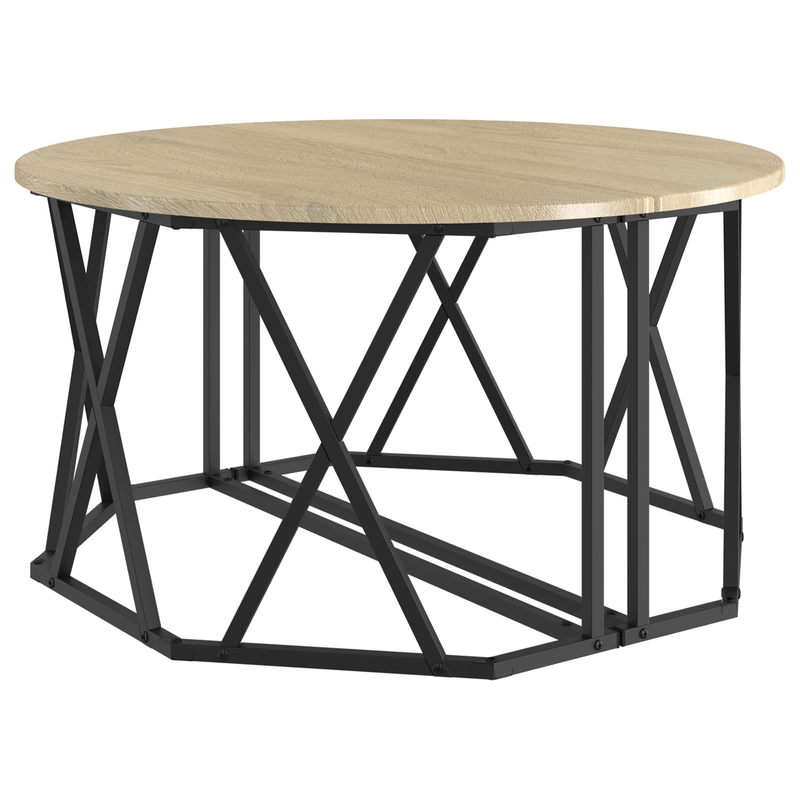 Casa si Gradina - Mobilier - Mese si birouri - Masute de cafea - Masa de cafea, stejar sonoma, 80x80x42 cm, lemn prelucrat - Infinity.ro