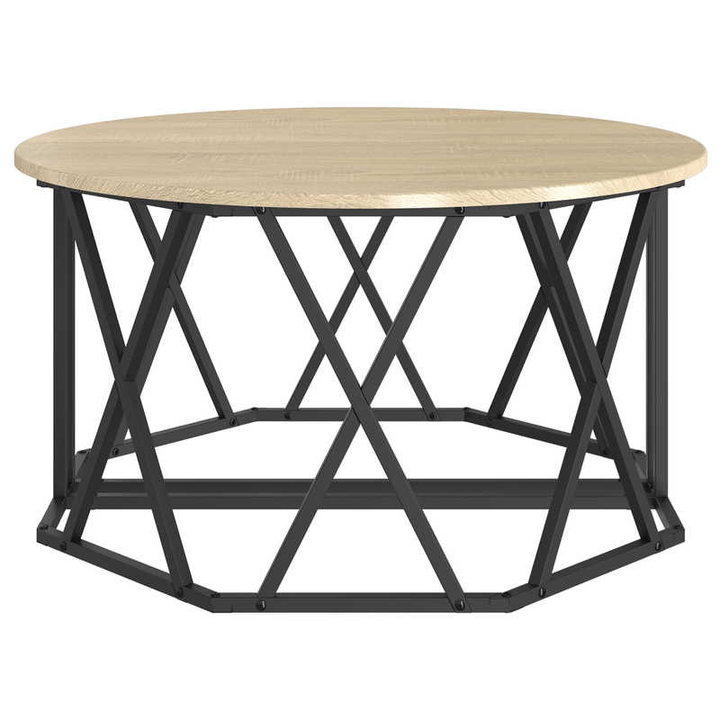 Casa si Gradina - Mobilier - Mese si birouri - Masute de cafea - Masa de cafea, stejar sonoma, 80x80x42 cm, lemn prelucrat - Infinity.ro