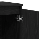 Casa si Gradina - Mobilier - Comode si corpuri - Comode - Bufet Negru Stejar 101x35x60 cm din Lemn Ingineresc - Infinity.ro