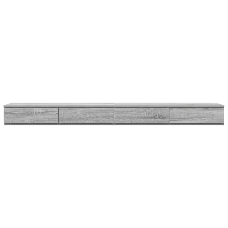 Casa si Gradina - Mobilier - Paturi si accesorii - Accesorii paturi - Sertar pentru pat Gri Sonoma 180x36,5x16,5 cm Fabricat din lemn - Infinity.ro