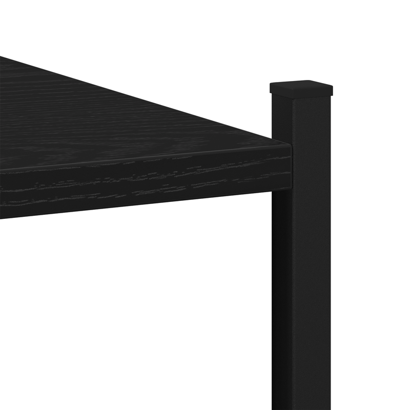 Casa si Gradina - Mobilier - Mobilier baie - Corpuri baie - Dulap de baie, negru, 33x33x120,5 cm, lemn prelucrat - Infinity.ro