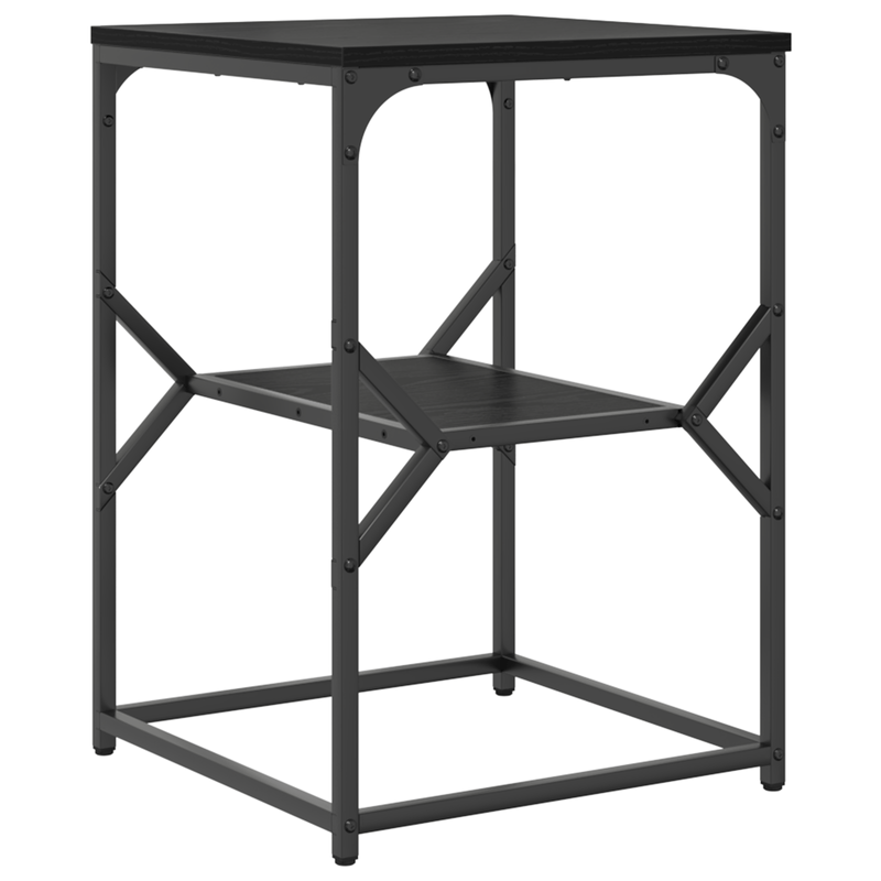 Casa si Gradina - Mobilier - Comode si corpuri - Noptiere - Masa laterala, stejar negru, 41x40x60 cm, lemn prelucrat - Infinity.ro