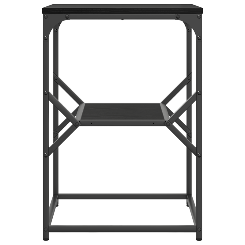 Casa si Gradina - Mobilier - Comode si corpuri - Noptiere - Masa laterala, stejar negru, 41x40x60 cm, lemn prelucrat - Infinity.ro