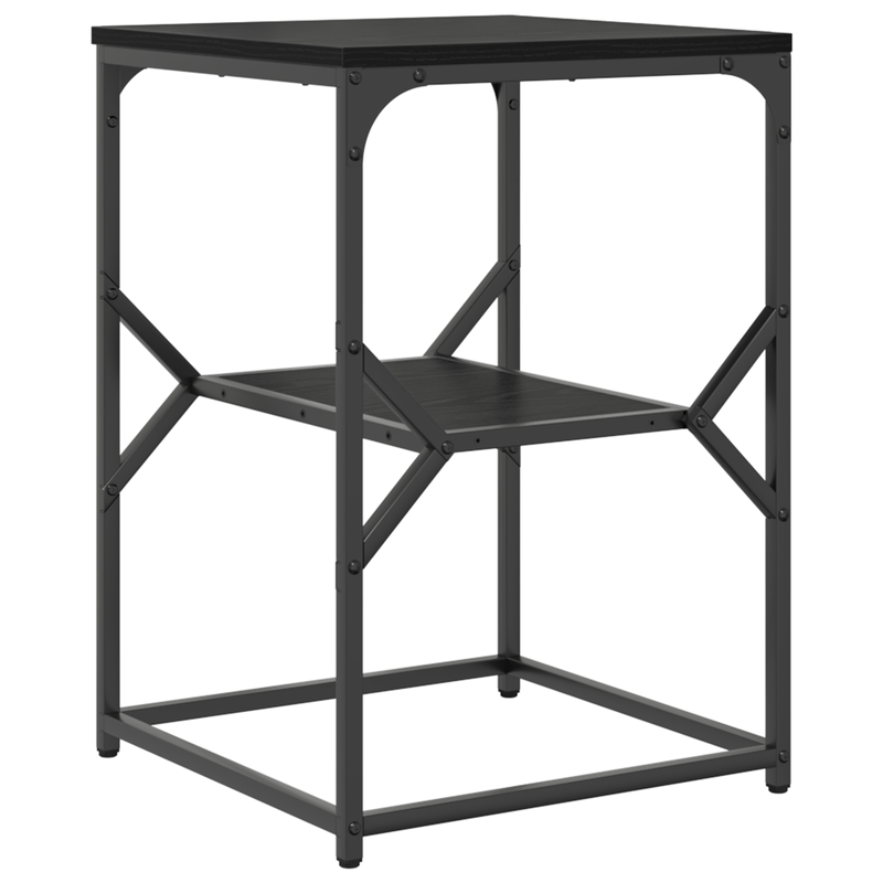 Casa si Gradina - Mobilier - Comode si corpuri - Noptiere - Masa laterala, stejar negru, 41x40x60 cm, lemn prelucrat - Infinity.ro