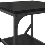 Casa si Gradina - Mobilier - Comode si corpuri - Noptiere - Masa laterala, stejar negru, 41x40x60 cm, lemn prelucrat - Infinity.ro