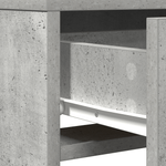 Casa si Gradina - Mobilier - Comode si corpuri - Masute de toaleta - Masa de toaleta  cu lumini LED Gri din beton 50x41x140 cm - Infinity.ro