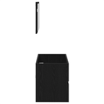 Casa si Gradina - Mobilier - Seturi de mobilier - Seturi baie - Set mobilier de baie, 2 Piese, stejar negru, lemn prelucrat - Infinity.ro