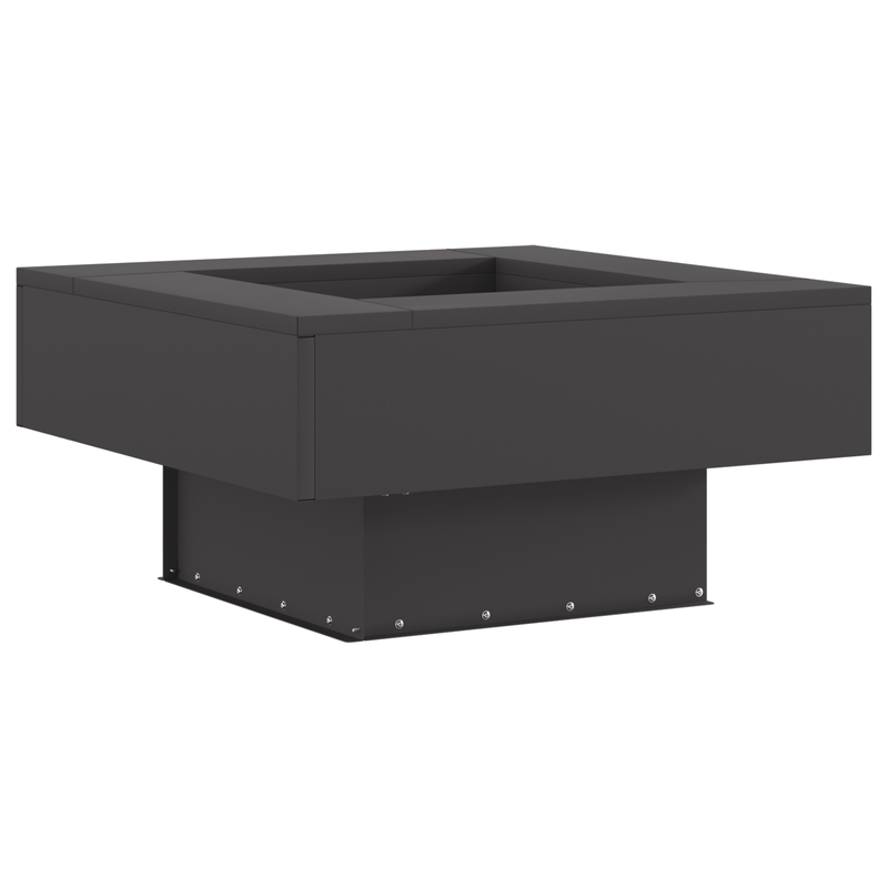 Casa si Gradina - Termice - Sobe, Seminee si accesorii - Seminee - Vatra de foc, patrata, negru, 60x60x30 cm, otel - Infinity.ro