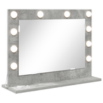 Casa si Gradina - Decoratiuni - Oglinzi - Oglinda toaleta Gri beton Beton Medie Insertii decorative - Infinity.ro