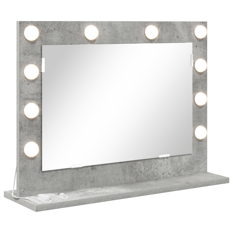 Casa si Gradina - Decoratiuni - Oglinzi - Oglinda toaleta Gri beton Beton Medie Insertii decorative - Infinity.ro