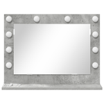 Casa si Gradina - Decoratiuni - Oglinzi - Oglinda toaleta Gri beton Beton Medie Insertii decorative - Infinity.ro