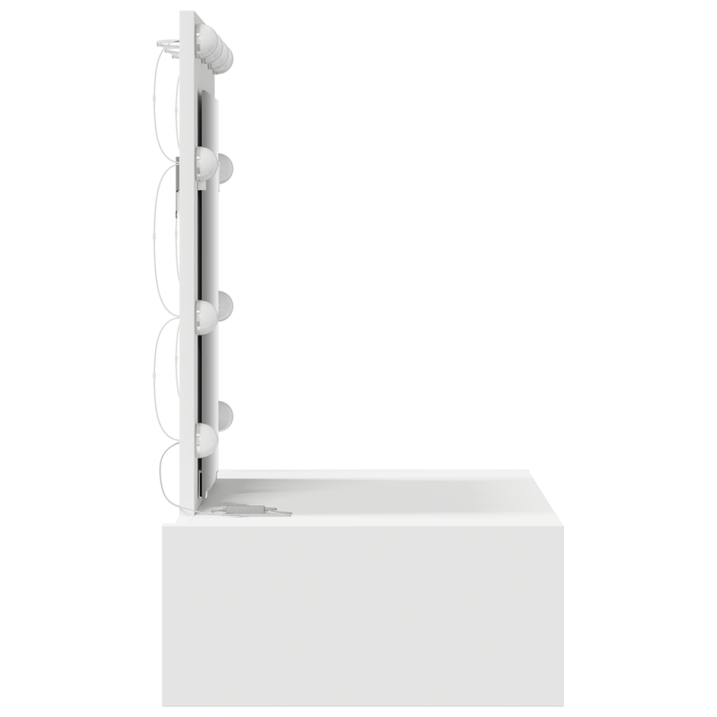 Casa si Gradina - Mobilier - Comode si corpuri - Masute de toaleta - Masa de toaleta suspendata cu LED, alb - Infinity.ro